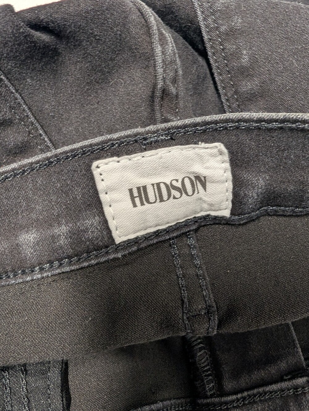 Hudson Jeans Natalie Mid Rise Skinny Black Ankle Pants Women’s 27 - Picture 7 of 10